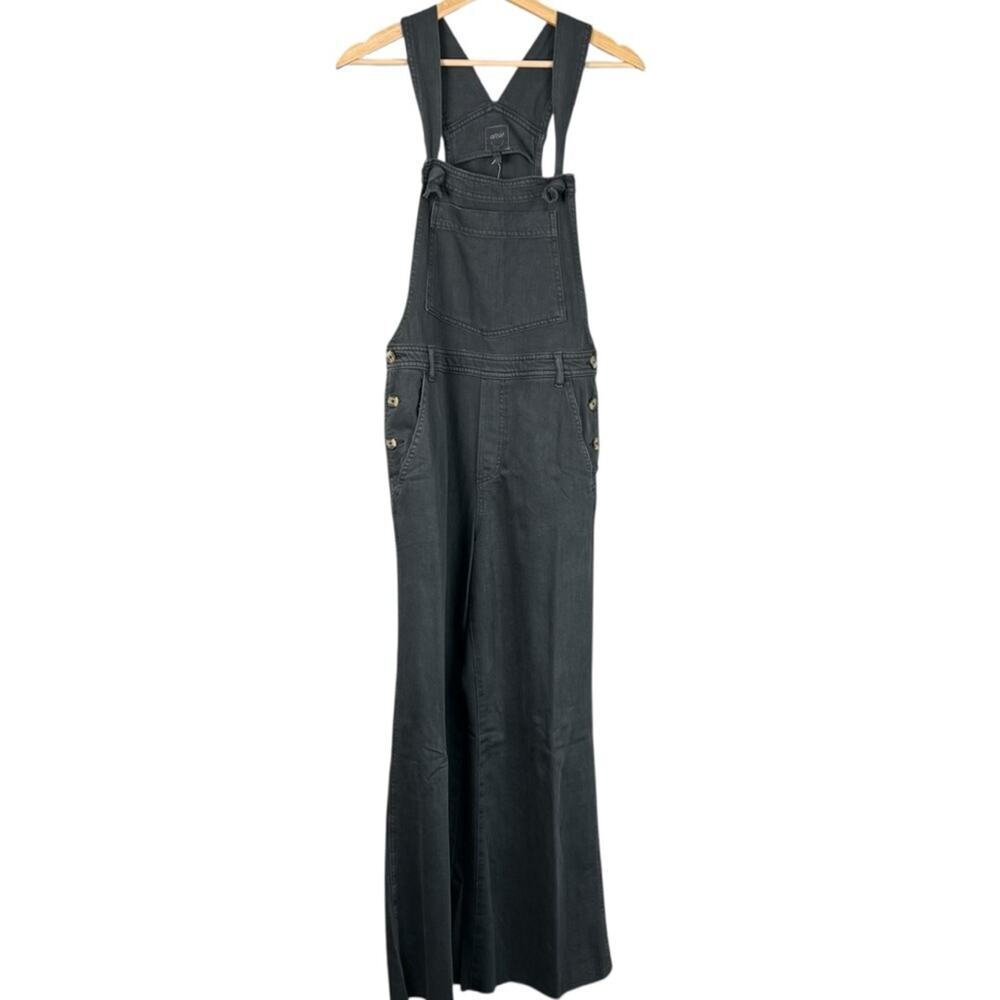 Aerie Wide Leg Smoked Gray Overalls Women’s Size Medium NWT - Picture 1 of 7